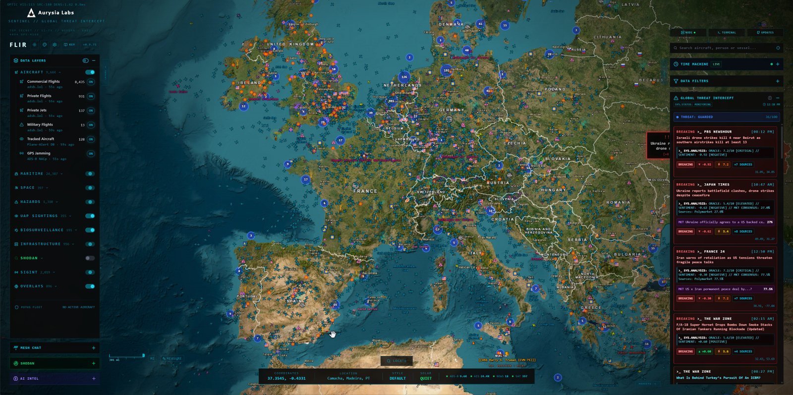 Aviation & Satellite Tracking